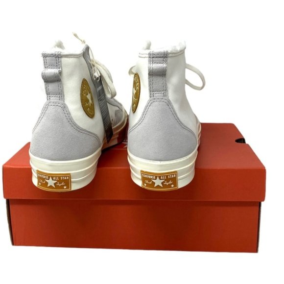 Converse Chuck 70 Sneaker Hi Vintage White Casual Womens Canvas Suede A04409C - Picture 11 of 12